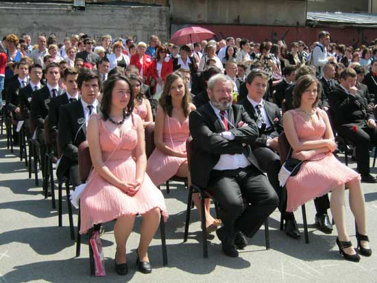 Ballagás az Ady Endre Középiskolában 