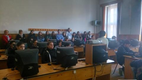 Iskola bemutató a nyolcadikosoknak