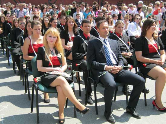 Ballagás az Ady Endre Középiskolában 
