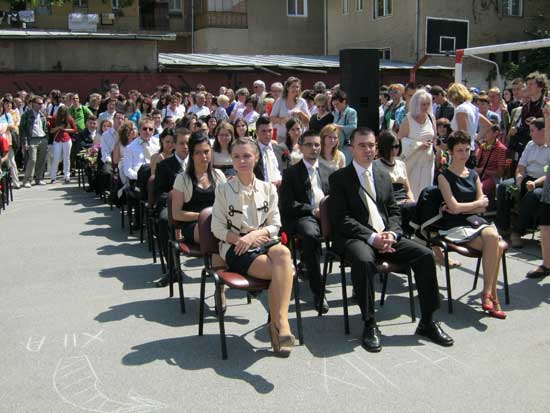 Ballagás az Ady Endre Középiskolában 