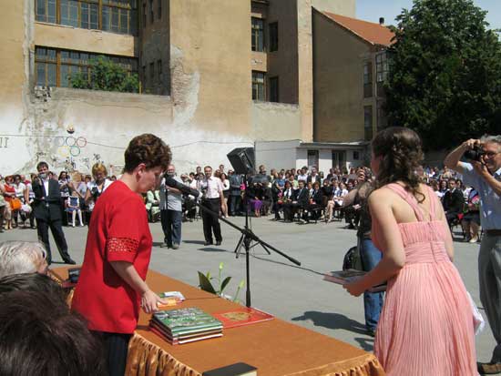 Ballagás az Ady Endre Középiskolában 