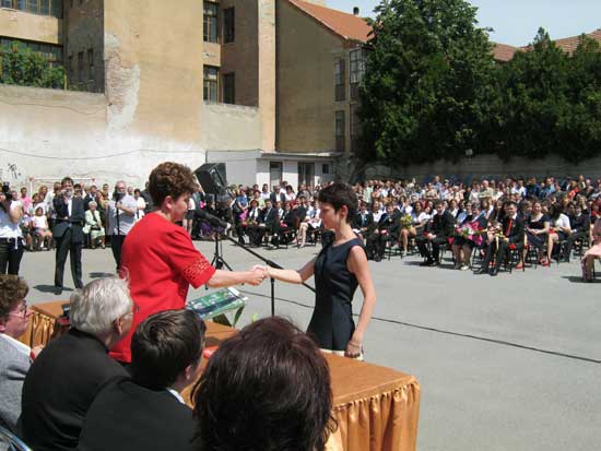 Ballagás az Ady Endre Középiskolában 